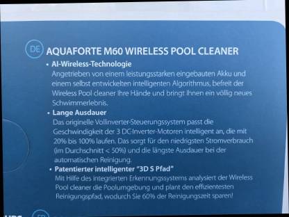Bild 3:Poolroboter neuwertig mit Akku M60