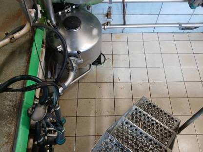 Bild 8:Melkstand Westfalia Tandem Doppel Drei + 1x Quer