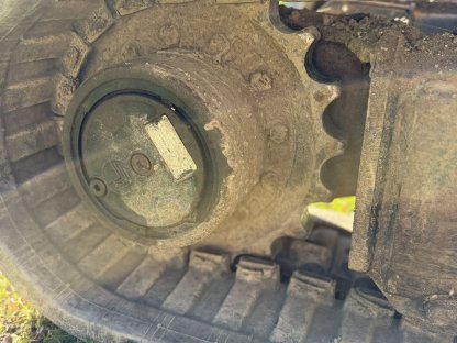 Bild 6:Bagger mit Schubharvester JCB 8060