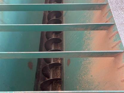 Bild 3:Förderschnecke Hackgut