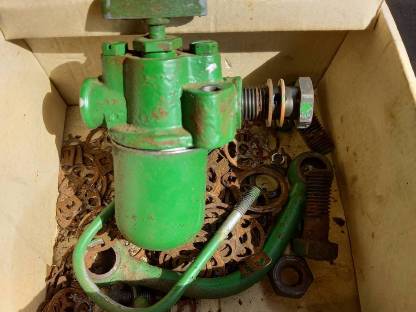 Bild 2:Reste vom Diesel-Spaltfilter 15 PS Deutz