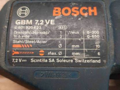 Bild 3:Defekter Akku-Schrauber Bosch GBM 7.2 VE