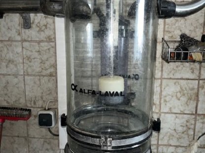 Bild 2:Rohrmelkanlage DeLaval