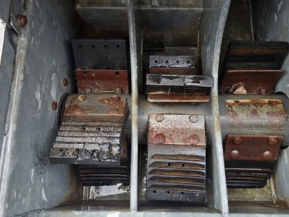 Bild 2:Enthaarungsmaschine für Schweine