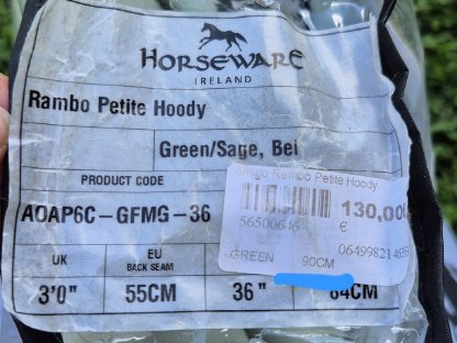 Bild 4:Ekzemer-Decke Horseware Ireland Rambo Petite Hoody