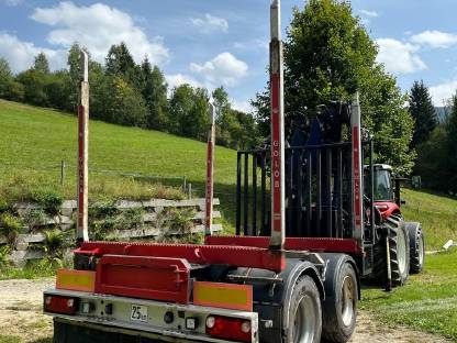 Forstanhänger Rückewagen mit Palfinger Epsilon