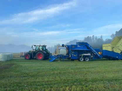 Bild 3:Maisballen Pressen Göweil LT-Master