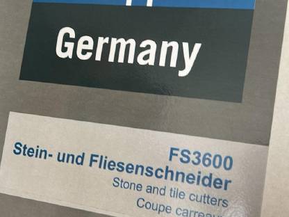Bild 3:Stein- und Fliesenschneider Scheppach FS3600