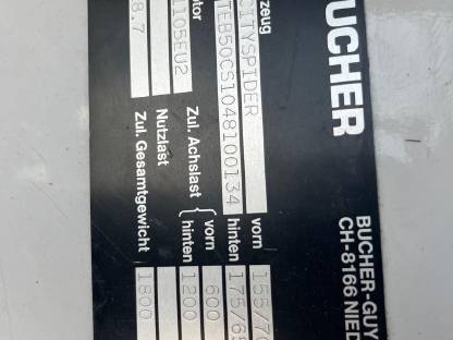 Bild 2:Kehrmaschine Bucher Cityspider