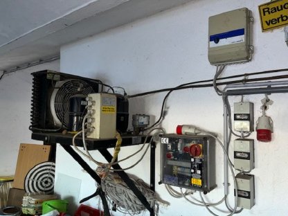 Bild 5:Rohrmelkanlage DeLaval