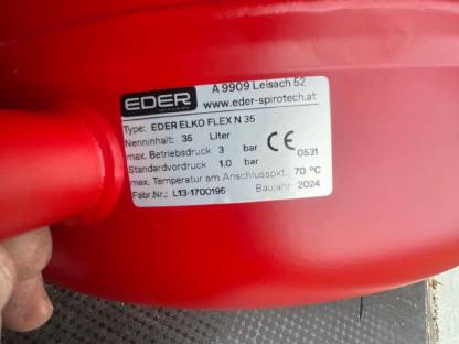 Bild 2:Ausdehnungsgefäß 35 l