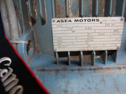 Bild 4:Gebläse für Getreide-Trocknung, Belüftung, Reinigung