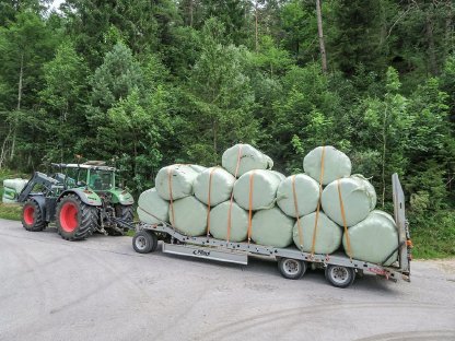 Spanngurtset 5 t für Ballentransporte, Baggertransporte