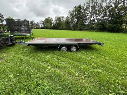 Bild 6:Anhänger, Fahrzeugtransporter Martz Zentralachsanhänger