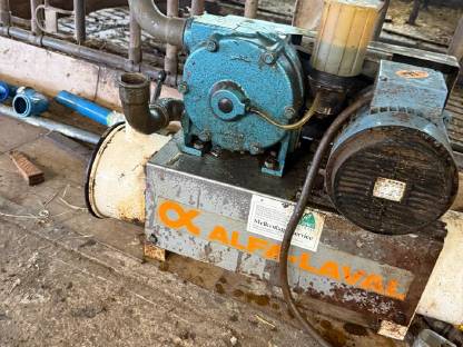 Bild 2:Vakuumpumpe Alfa Laval