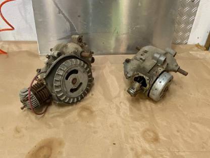 Bild 6:Puch MS 50 Motoren, 2 Gang