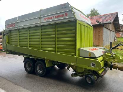Bild 4:Claas Sprint 5000S Ladewagen