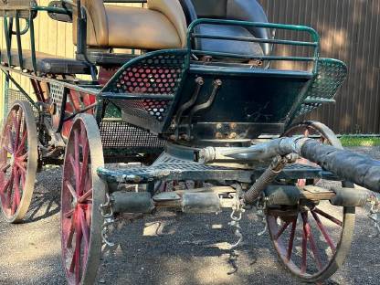 Bild 3:Wagonette mit Geschirr und Leinen