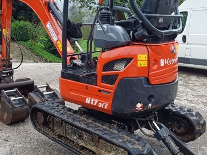 Bild 2:Kubota U17-3 Minibagger inkl. Löffelpaket