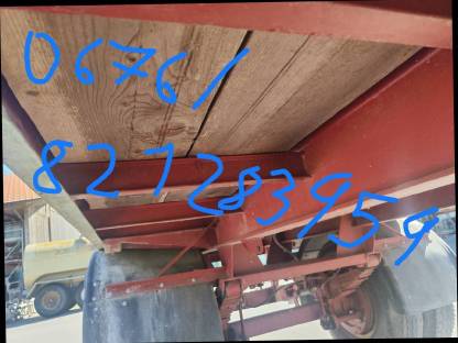 Bild 7:Ballenanhänger, Holzanhänger