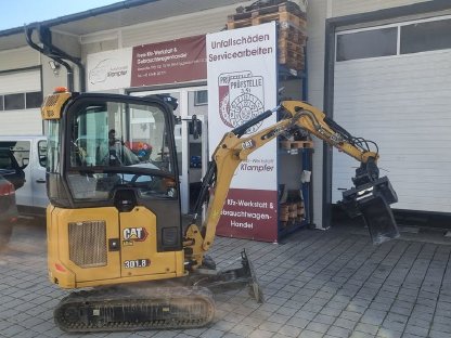 Bild 2:Cat 301.8 Minibagger Klima Powertilt Bagger