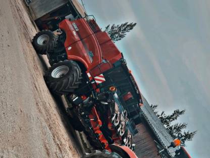 Bild 2:Lohndrusch mit Case Axial Flow 6150