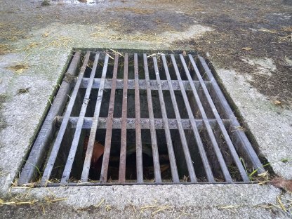 Bild 2:Suche Schwemmkanalroste