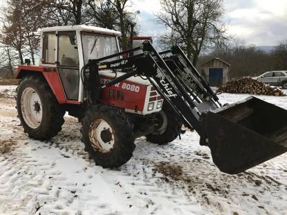 Steyr 8080 mit Frontlader