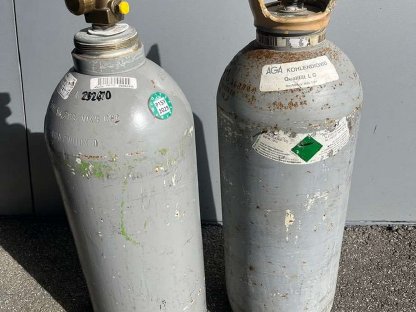 2 Stk CO2 Flaschen, leer, 10 Kg, Kohlensäureflaschen