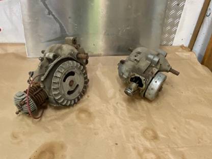 Bild 4:Puch MS 50 Motoren, 2 Gang