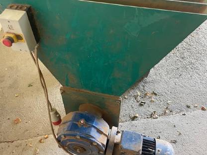 Bild 2:Förderschnecke Hackgut