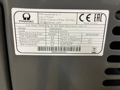 Bild 2:Neues Notstromaggregat Pramac PMD 5000s