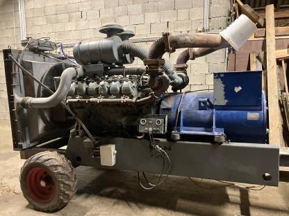 MAN V12 Motor für Maismühle/Stromaggregat