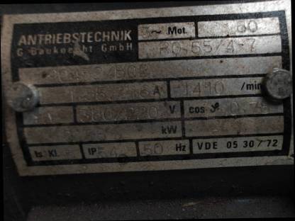 Bild 3:Melkanlage Alfa Laval 210 l