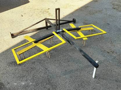 Doppelschwader für Rasen-/Trettraktor