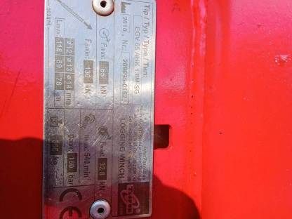 Bild 6:Taifun Winde 6,5 t mit Seilausstoß