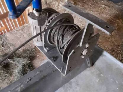 Bild 5:Winde, Seilwinde, Hebearm, Schwenkarm