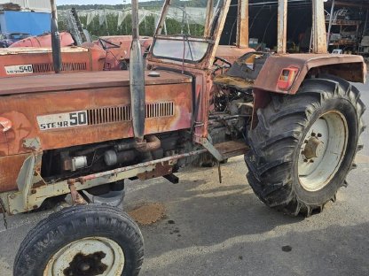 Bild 4:3 Stk. Steyr 50, 540 und 540 Schmalspur