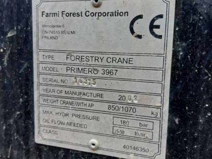 Bild 5:Rückewagen Farmi Primero 3967