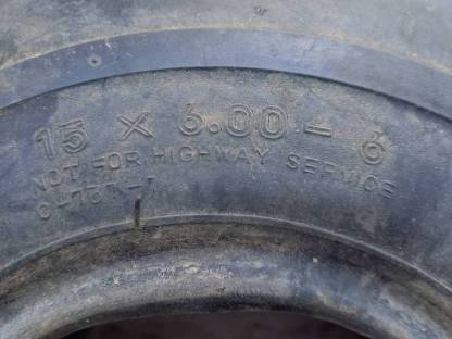 Bild 3:2 gebrauchte Wenderreifen 15x6.00-6