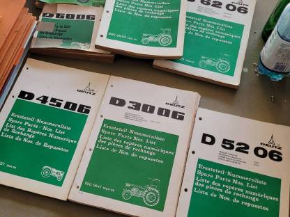 Deutz Ersatzteilbücher