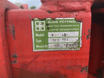Bild 2:Heckmähwerk Pöttinger CAT 185