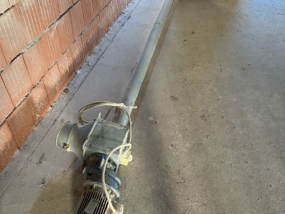 2x Förderschnecke mit Antriebsmotor