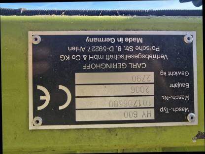 Bild 7:Geringhoff Harvest Star HV600