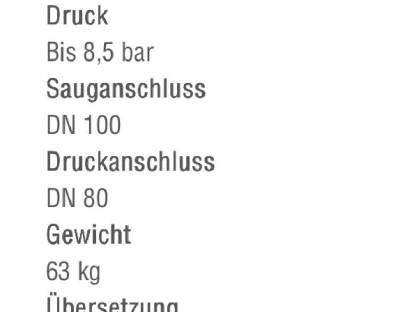 Bild 5:Bauer Famos 5/100 Zapfwellenpumpe zu verkaufen