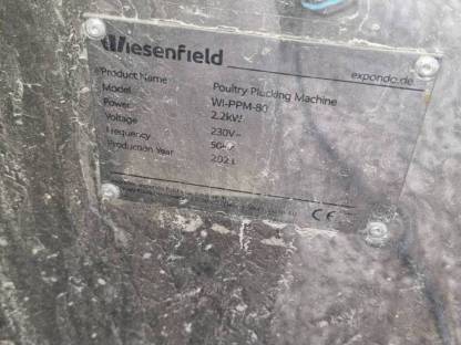 Bild 2:Rupfmaschine Wiesenfield WI-PPM-80