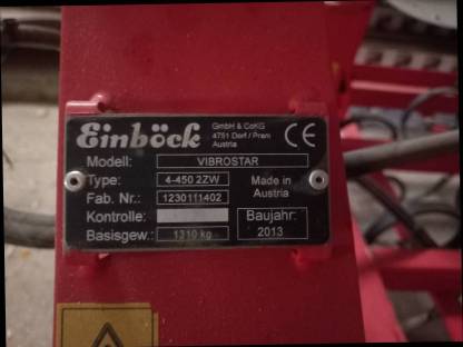Bild 4:Einböck Vibrostar 4-450 Saatbeetkombination