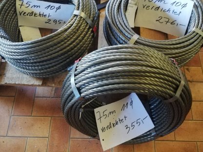 Forstseil hoch verdichtet 10 mm, Bruchlast 10,2 Tonnen