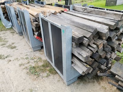 Bild 3:Transportbox, Stapelbox, Stahlbox, Brennholzbox