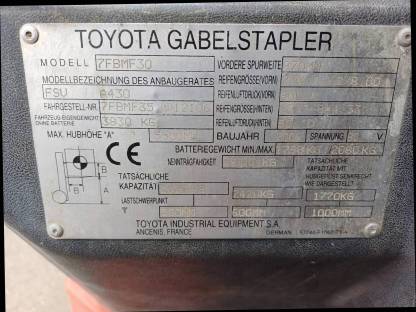 Bild 3:Toyota Elektrostapler